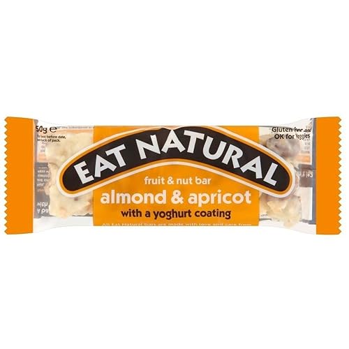 Barra de almendra y albaricoque con revestimiento de yogurt natural (1.76 oz)