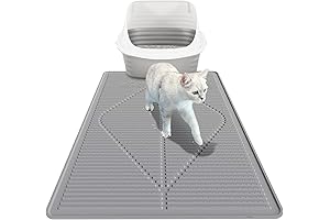 Extra Large Cat Litter Mat with Lip for Easy Cleanup