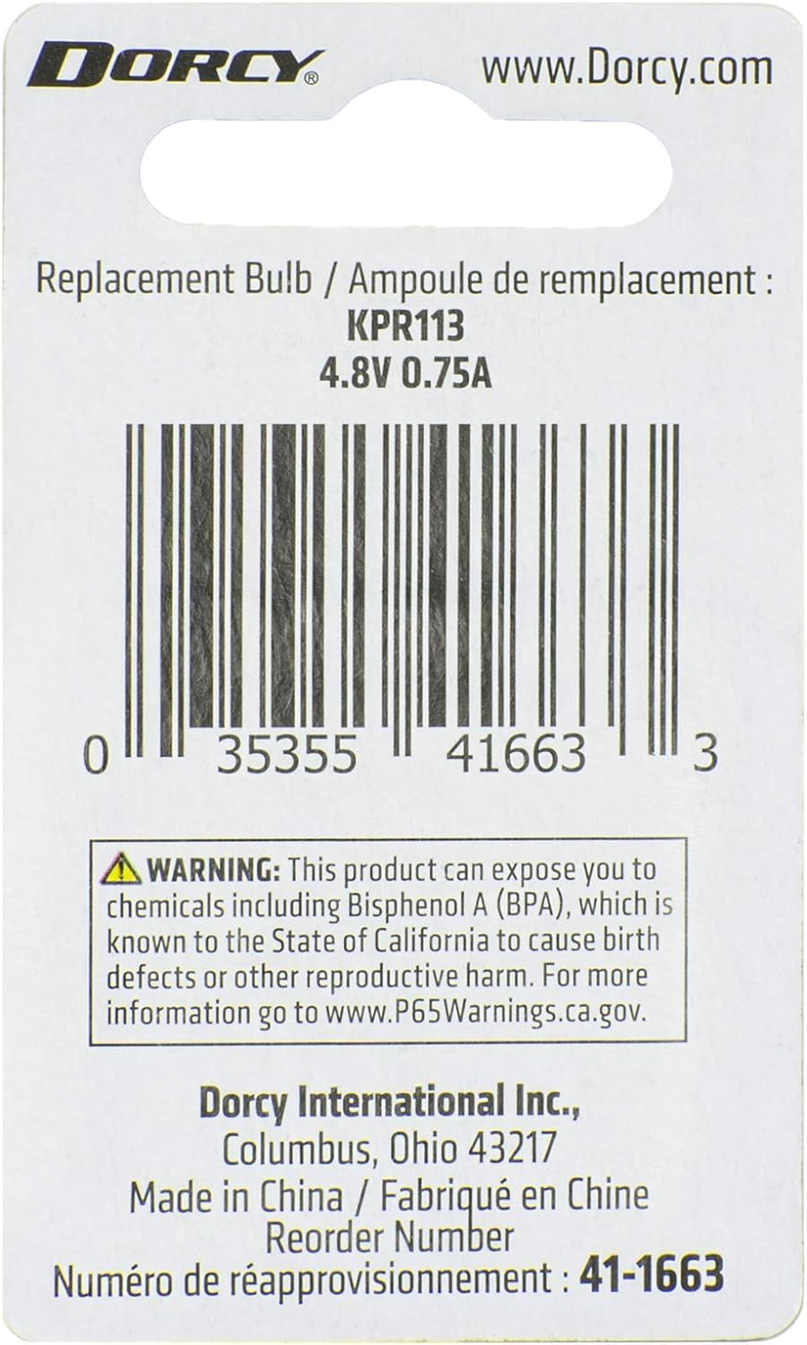 Dorcy 6-Volt/4D-4.8-Volt, 0.75A Bayonet Base Krypton Replacement Bulb (41-1663), Blue, 2-Pack | Pack of 2
