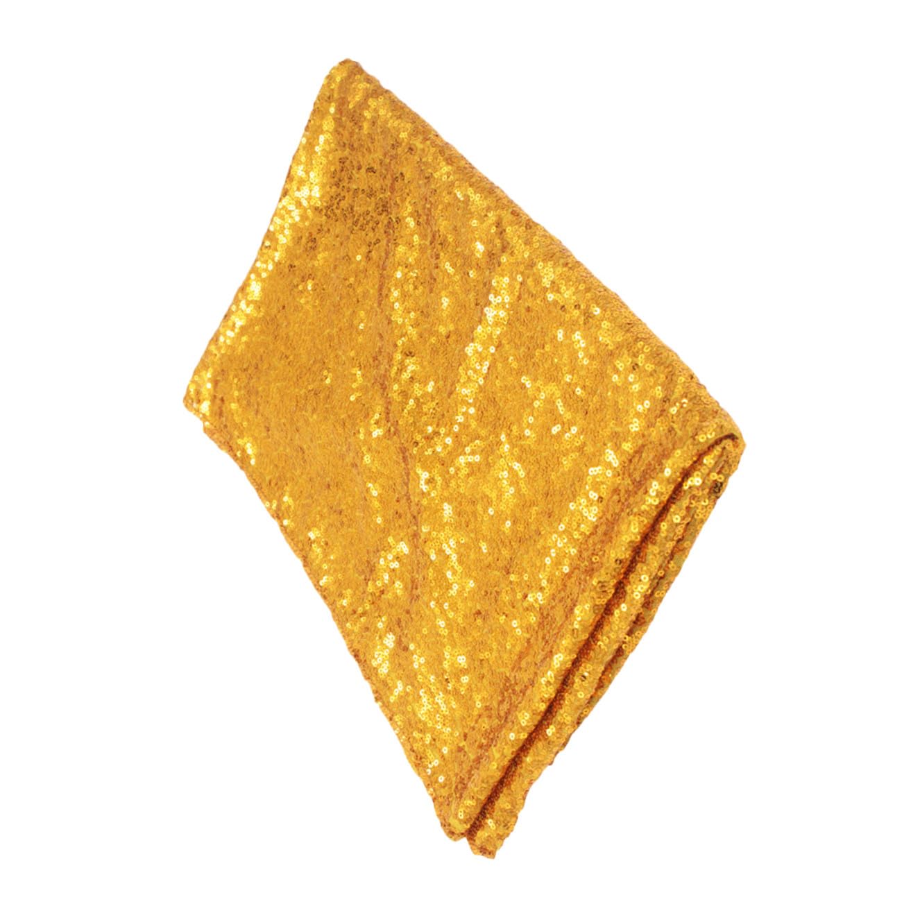 Nappe de mariage dorée chic en polyester pour réception de prestige