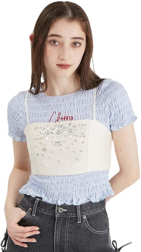 ミースロエ] sustainableエコファーショートベスト MWFV244029