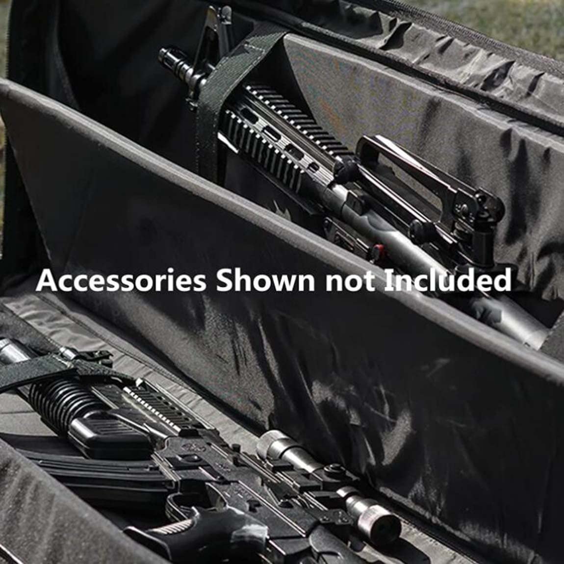 Rifle Case Tactical Gun Bag, Bolsa de Pesca Mochila Pistola Escopeta Airsoft Case Almacenamiento con correa para el hombro, para cazar, pescar, disparar deportes