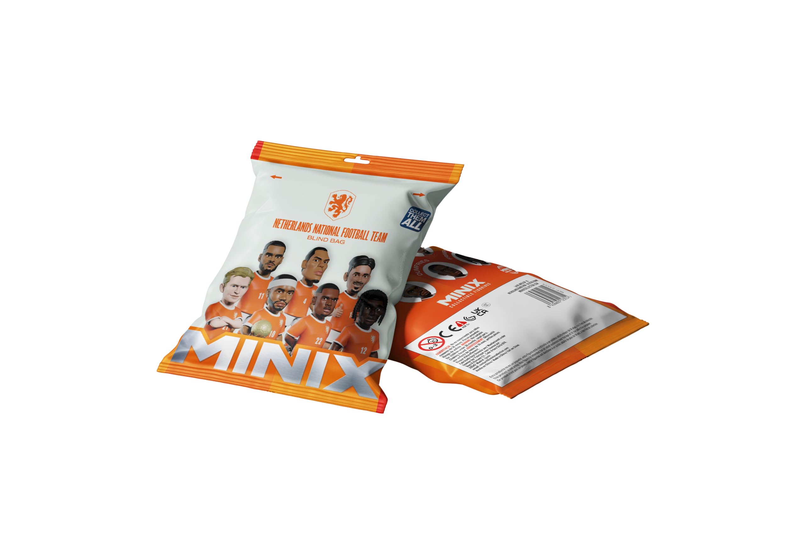 MINIX - World Cup Football Stars Mini Format - Internationale Teams B - Display Blind Bag Surprise - Sammel-Figuren 7cm