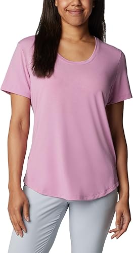 Columbia Women's Slack Water Knit Tee II, Minuet, Large