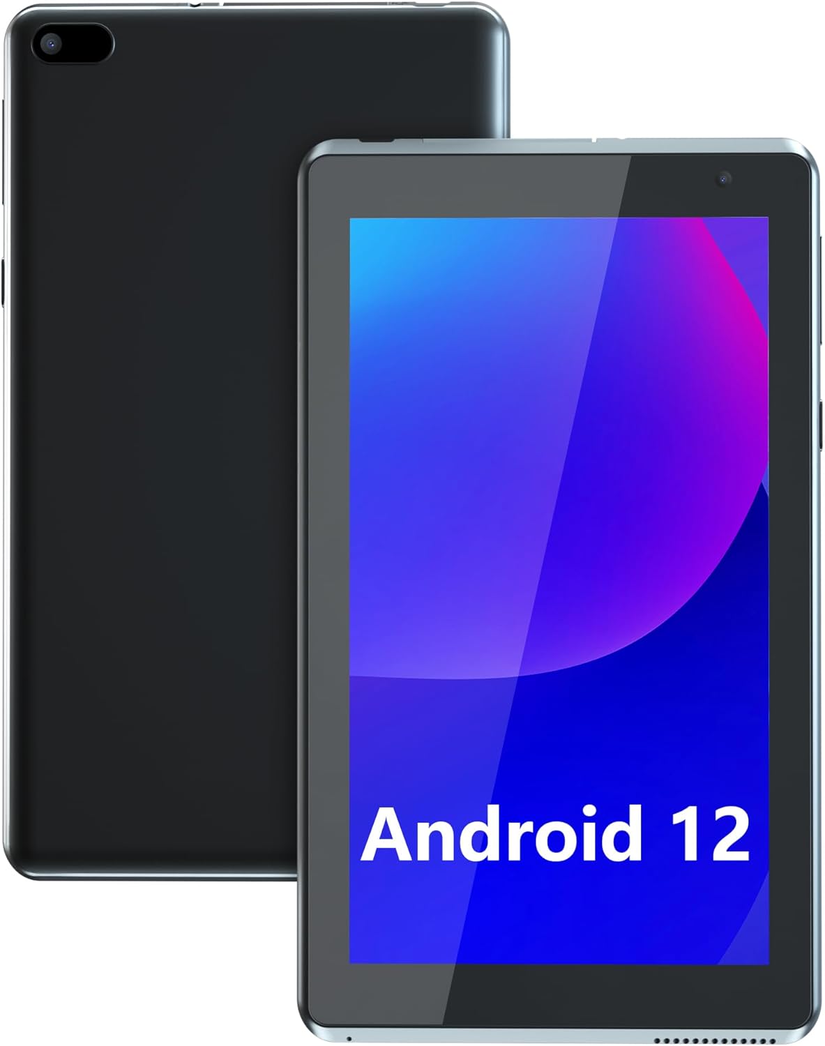 ATOZEE Android 12 Tablet, 7 Inch Tablets, Quad-Core 1.5GHz Processor, 32GB Storage, 4GB RAM, Dual Camera,1024 x 600 IPS HD Display Screen,1024GB Expand, WiFi-6 BT Black 7″ Tablet.