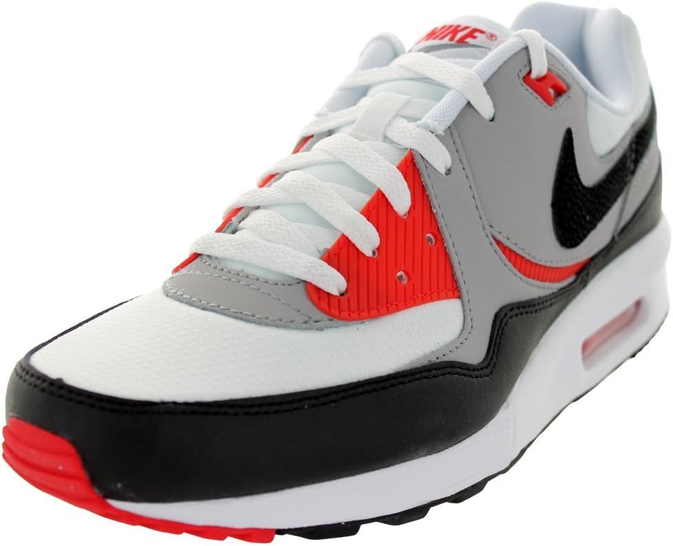 NIKE Air Max Light EssentiaI Men Sneakers Summit White/Grey/Black Pine/Lt Crimson 631722-102