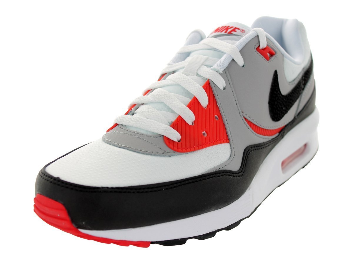 NIKE Air Max Light EssentiaI Men Sneakers Summit White/Grey/Black Pine/Lt Crimson 631722-102