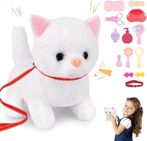 Miniatura 6 de Capybara Plush - Juguetes de peluche Capybara que camina, capibara de peluche interactivo electrónico con mochila de tortuga, lindos animales