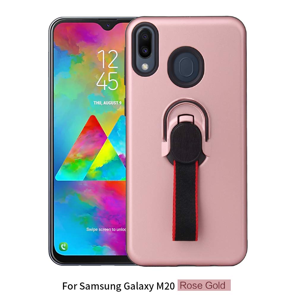 Saienitisi Case For Samsung Galaxy M40 Back Cover With Finger