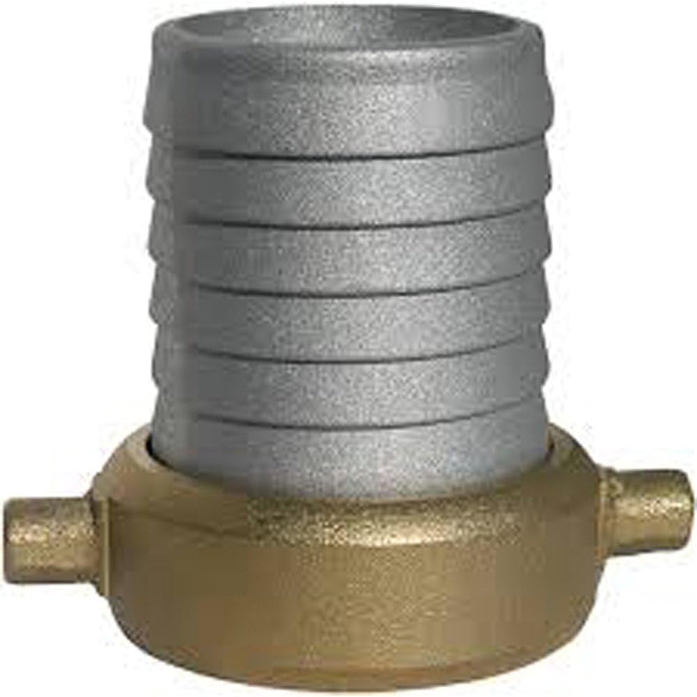 Aluminum Pin Lug Connector Hose Shank for Lay Flat and Suction Hoses (4" Dia.) - CLPL-400-AB