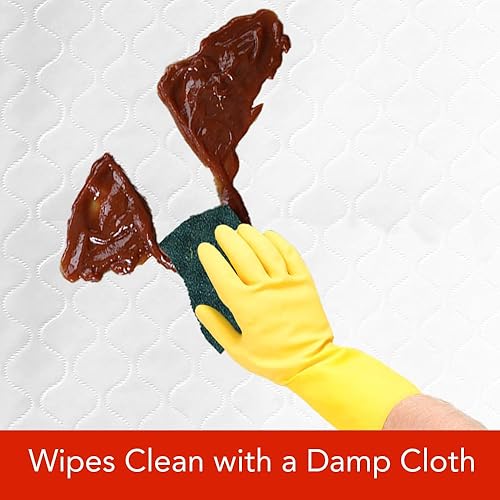 Miniatura 4 de LAMINET - Almohadillas protectoras de mesa de alta resistencia con borde elástico grueso y caída personalizable