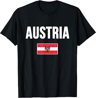Austrian Flag Austria Gift Osterreich T-Shirt