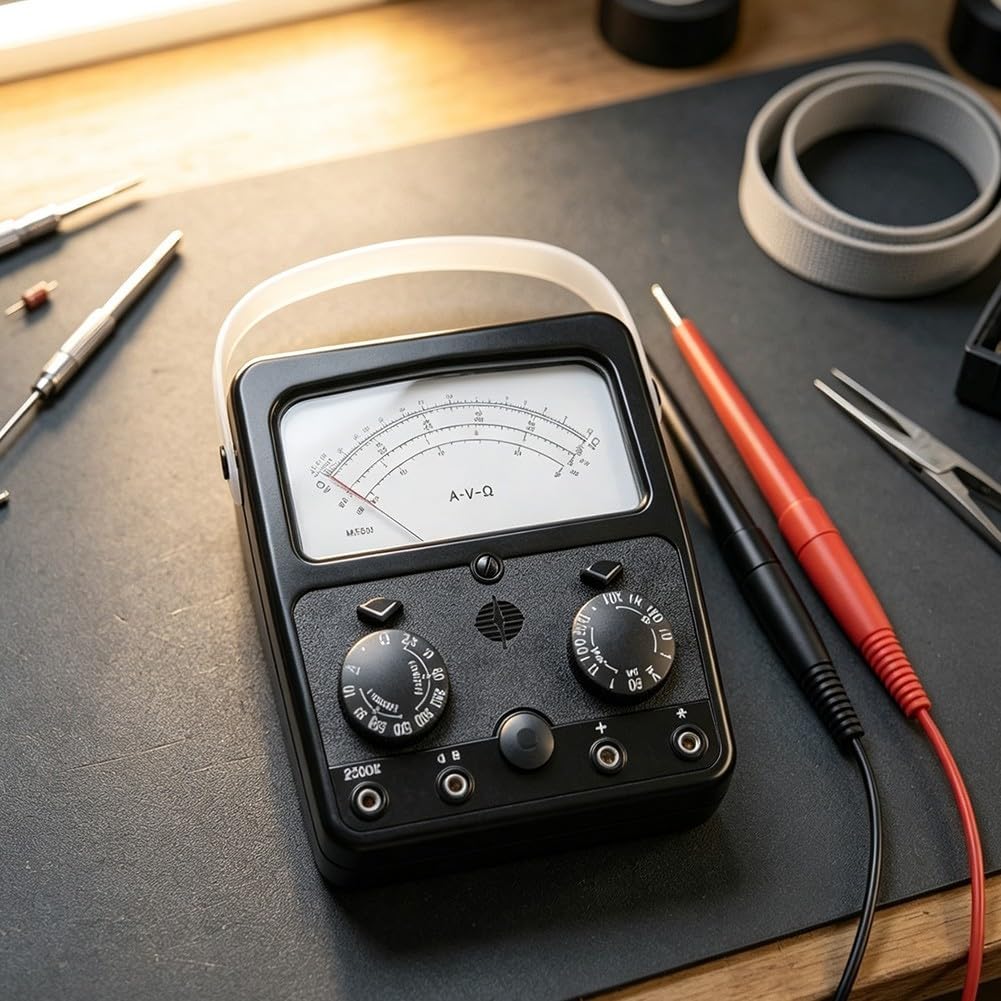 MF500 Mechanisches Multimeter Kunststoff Gehäuse Robust(Internal magnetism)