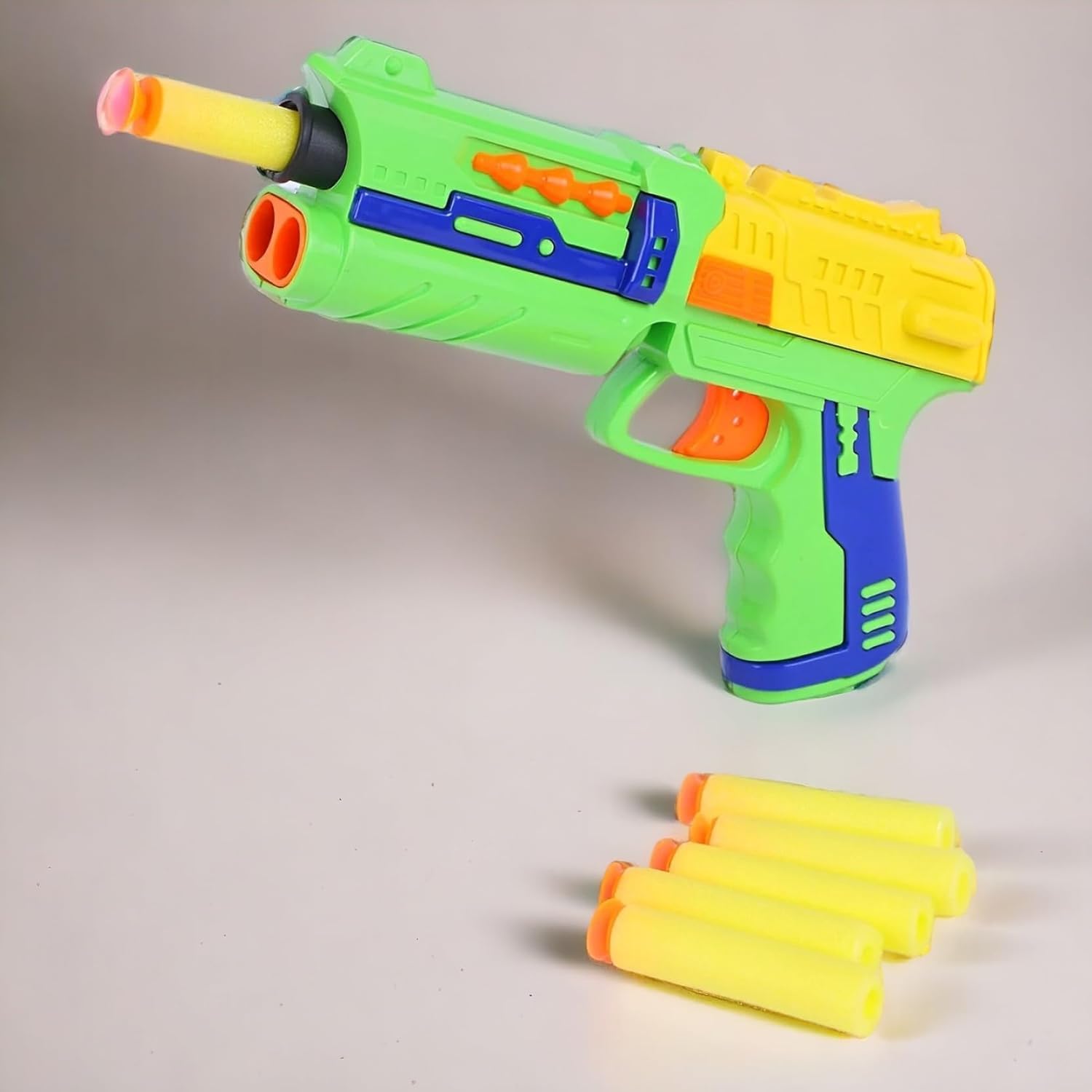 Kiddie castle Storm Toy Gun with 6 Soft Foam Bullets Guns & Darts for Kids | Toy Guns for Boys | Toys for Boys (B0D87DMQ44) Amazon Price History, Amazon Price Tracker