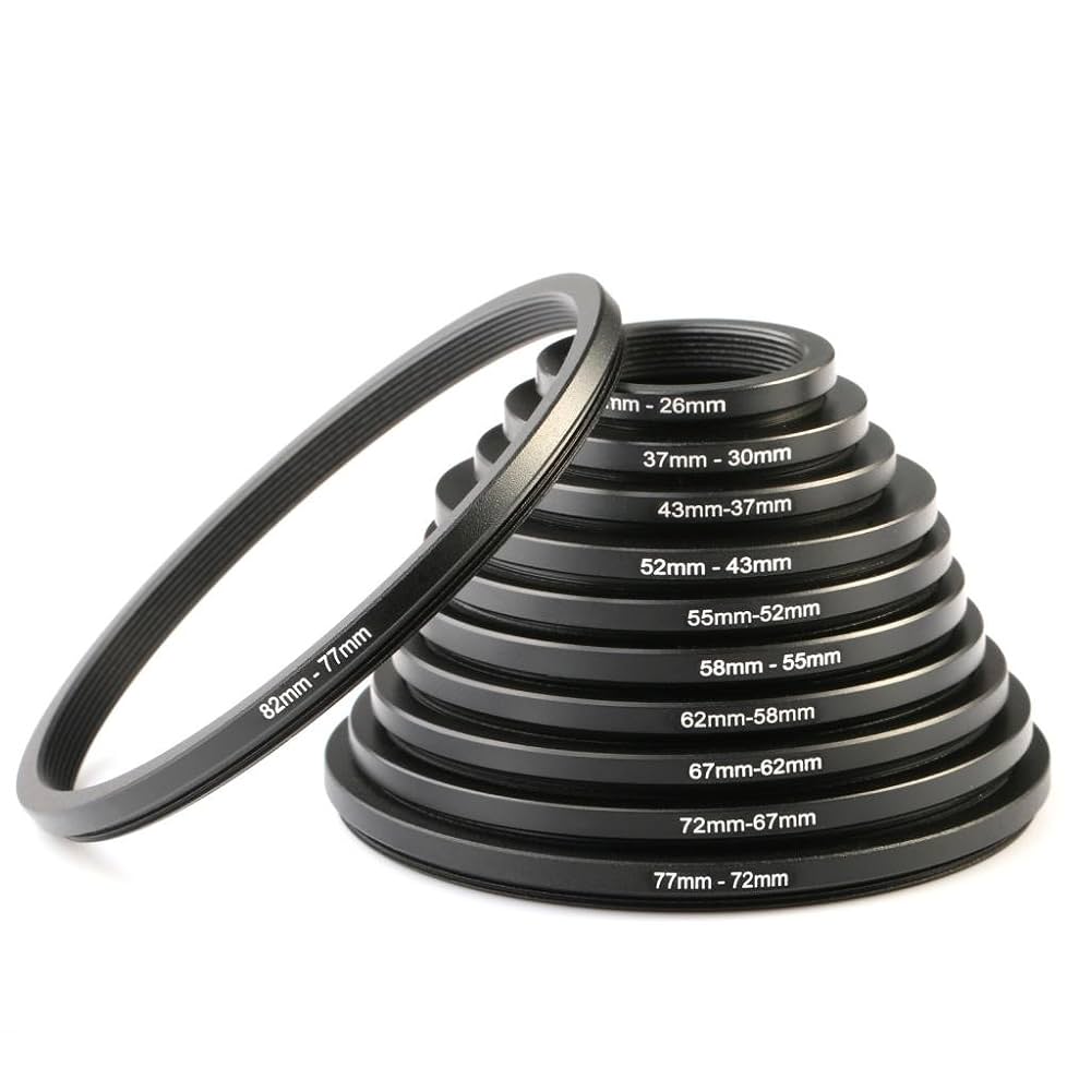 Amazon.com : K&F Concept 11 Pieces Metal Step Down Filter