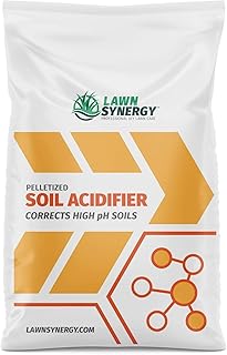 Soil Acidifier - pH Correction 90% Elemental Sulfur for Lawns, Blueberry Bushes, Hydrangeas, Vegetables, and Other Acid Loving Plants. (18 lbs.)
