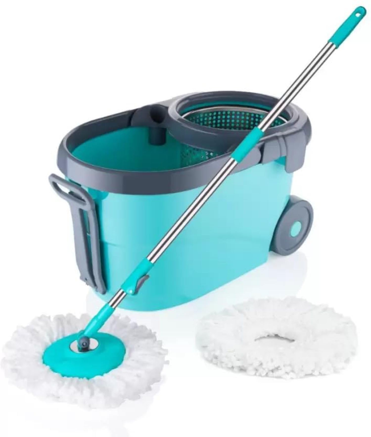 Modern heavy duty 360° spin mop Bucket set with Microfiber Floor Mop Stainless Steel Adjustable Handle mops for floor cleaning