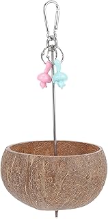 GANAZONO 2pcs bird feeder decorative hanging ornaments outdoor tray wooden trays ornament container Bird Feeding Cups parakeet food container Outdoor Bird Food Container Hanging Feeder iron