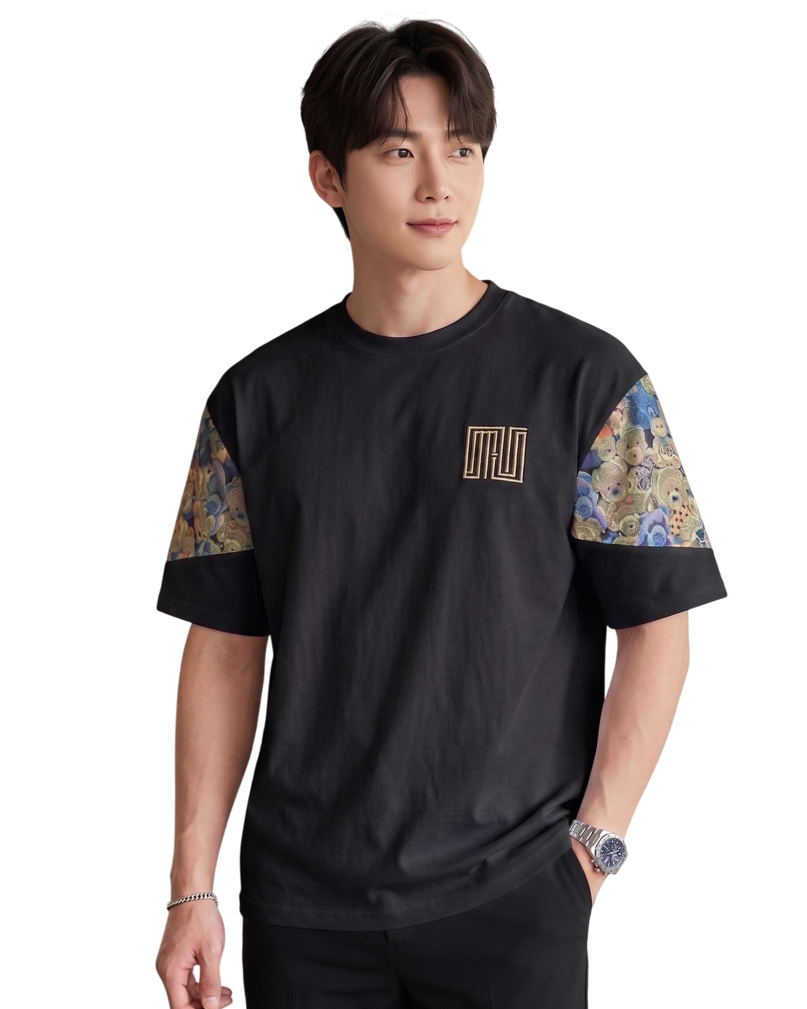 DressBerry T-Shirt for Men | Casual T-Shirt for Men (SSM-T5-T8) in neutral