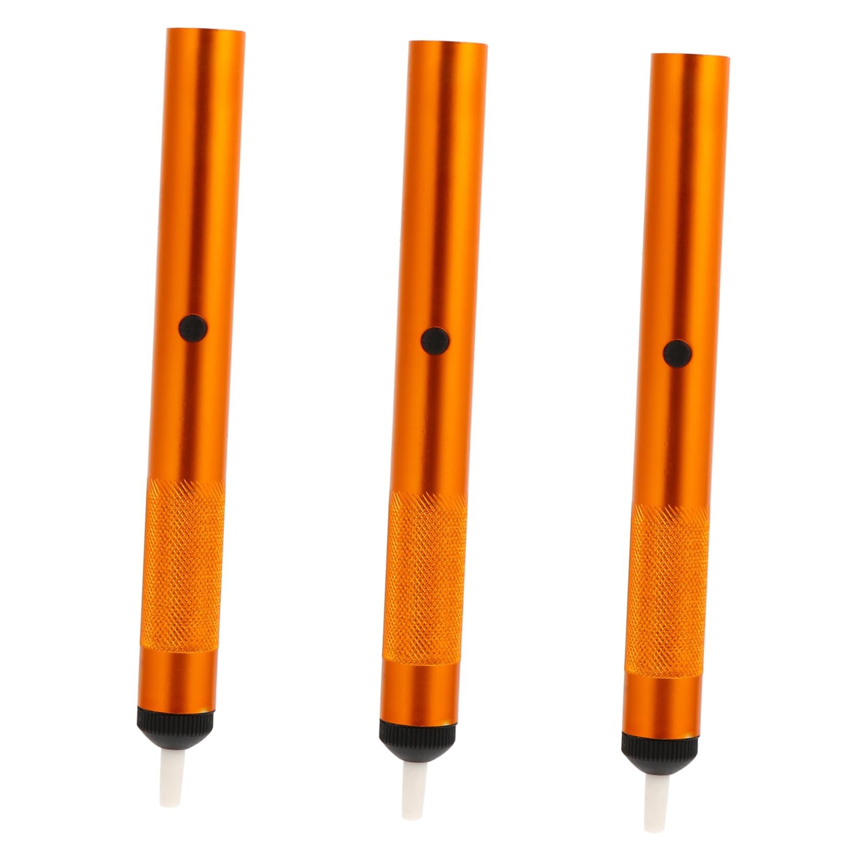 LALAFINA 3Pcs Solder Sucker Set Manual Desoldering Pump Tool Kit Vacuum Solder Remover Compact Easy to Use for Electronics Repairs Strong Suction for Quick Solder Removal