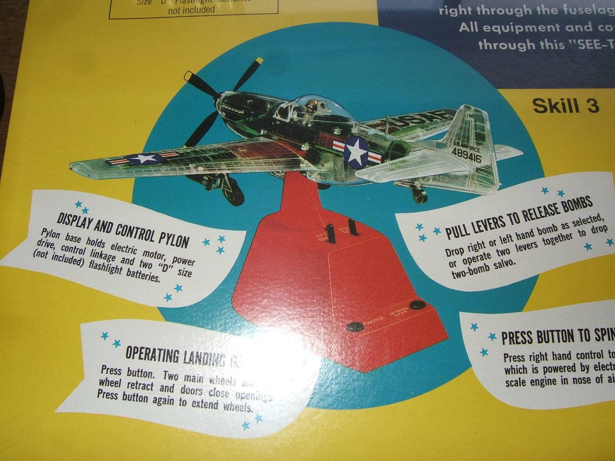 Amazon.co.jp: 1/32 モノグラム 電動 P-51D ファントムムスタング 横ー