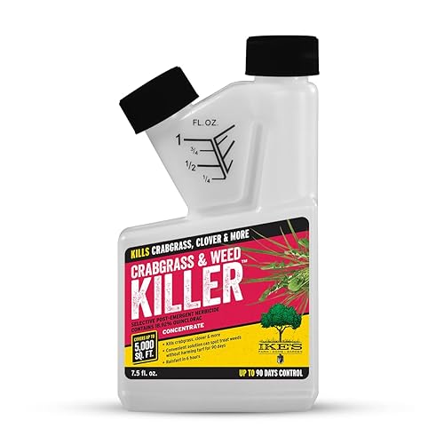 Miniatura 1 de Ike's Crabgrass y herbicidas, controla el pasto de cangrejo sin matar tu césped, comparado con Drive XLR8, nueva etiqueta, el mismo producto (7.5 oz)