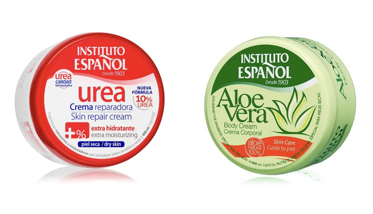 Instituto Espanol Urea Advanced Repair Cream + Aloe Vera Body Cream (UREA + ALOE VERA), 400 ml (Pack of 1)