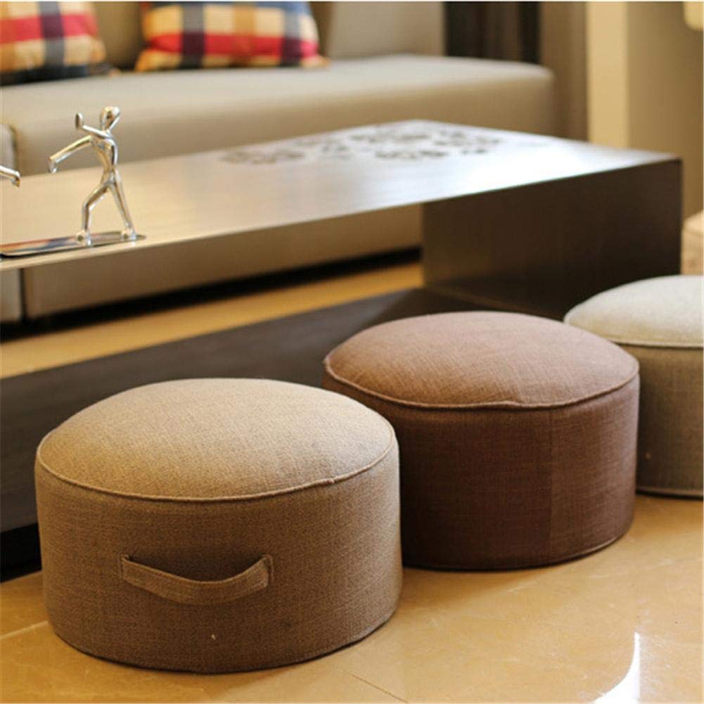 Méditation Coussin Yoga Zafu Rond Lavable Linge Maison Augmenter Le Futon Epais pour Méditation?Couleur aléatoire?