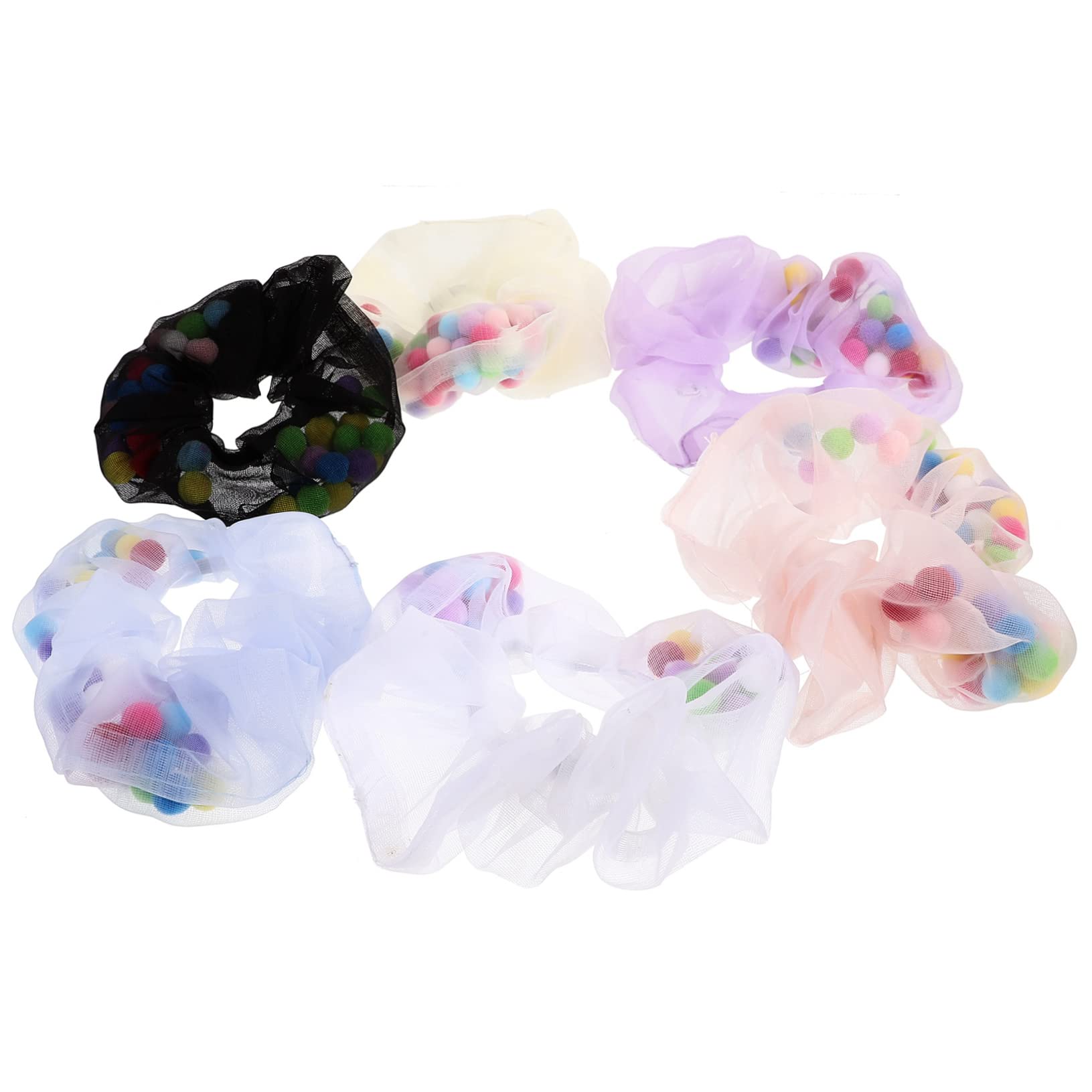 FRCOLOR 30 Piezas conjunto de accesorios para el cabello lazos para el cabello a granel lazos para el para niñas hair clips orquillas cuerdas elásticas para el tela