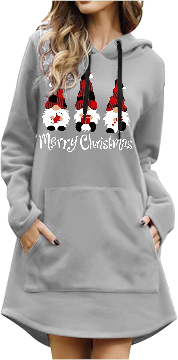 Weihnachten Sweatshirt Dress, Women's 