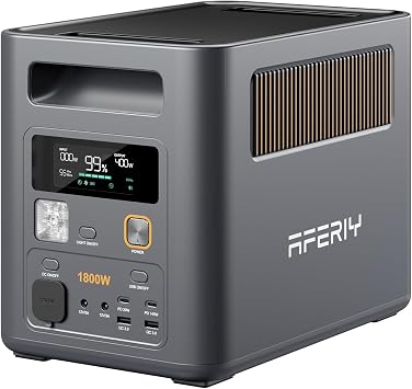 AFERIY Portable Power Station 1024Wh, Expandable Solar Generator to 5120Wh