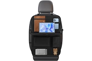 Foldable Kids Car Organizer Backseat with Tray