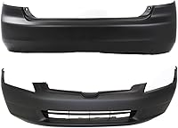 Vista 1 de Garage-Pro Juego de cubiertas de parachoques para Honda Accord 2003-2005 Sedán, cubierta de parachoques delantero y cubierta de parachoques trasero