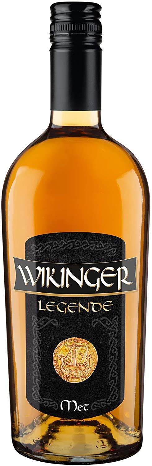 Original Wikinger Met Legende | Honigwein hergestellt aus mildwürzigem Berghonig | 4 x 750ml