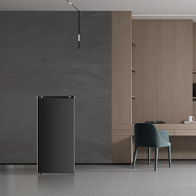 HAILANG 3.1 Cu.Ft Mini Fridge with Freezer, Single Door Mini Refrigerator, 5 Settings Temperature Adjustable, Compact Refrigerator for Apartment,Dorm, Office, Bedroom on Fridge.com