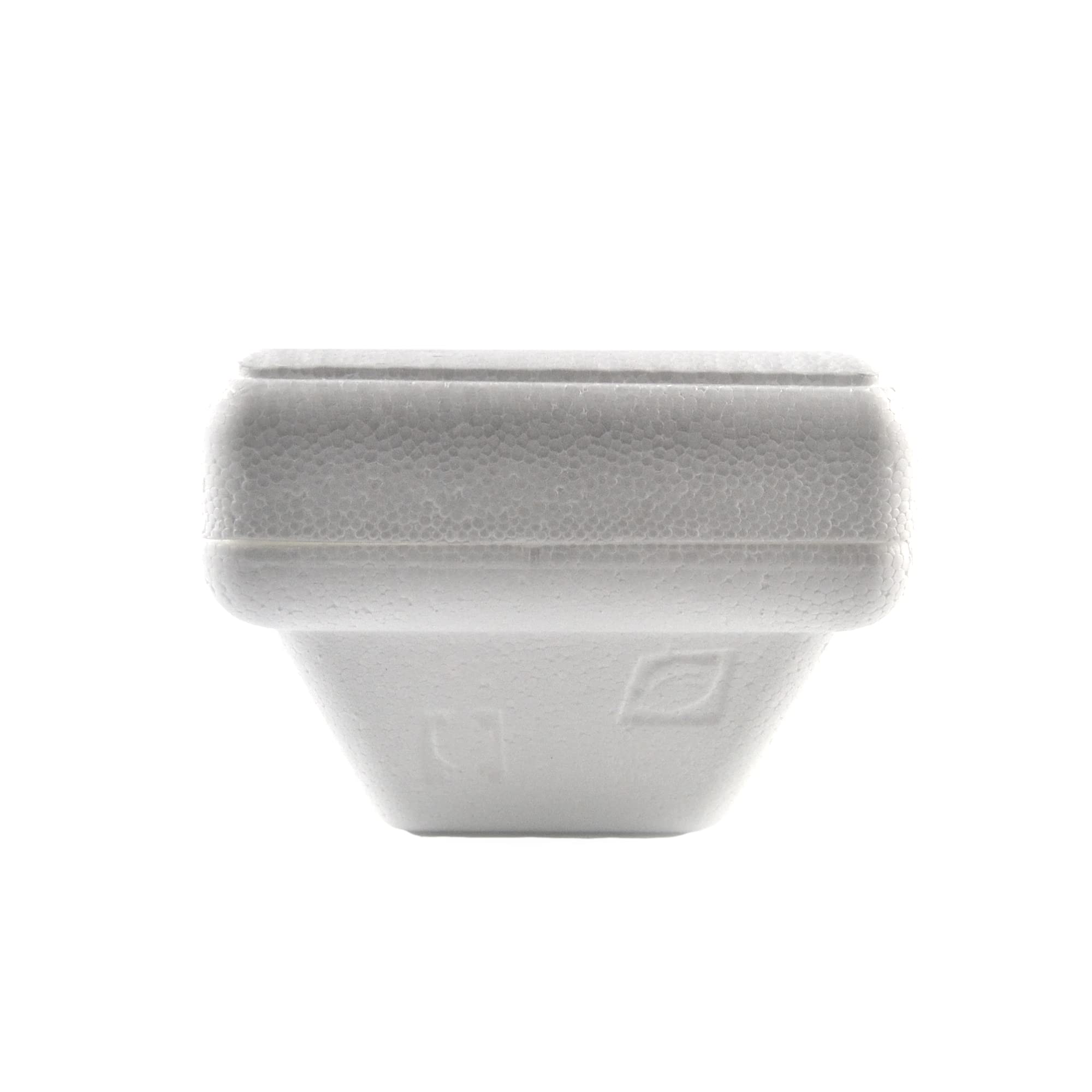 Lot de 60 bacs thermiques CC 750 en polystyrène blanc pour crème glacée base + couvercle Ice Creme CUP