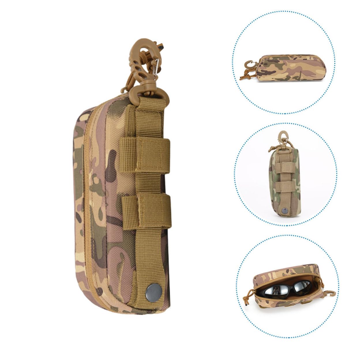 PACKOVE Brillenetui brillenbeutel brillenbox Brillenhalter Sonnenbrillen-Tragetasche Sonnenbrillen für Herren Herren-Sonnenbrille Brillenorganisator -Aufbewahrungshalter