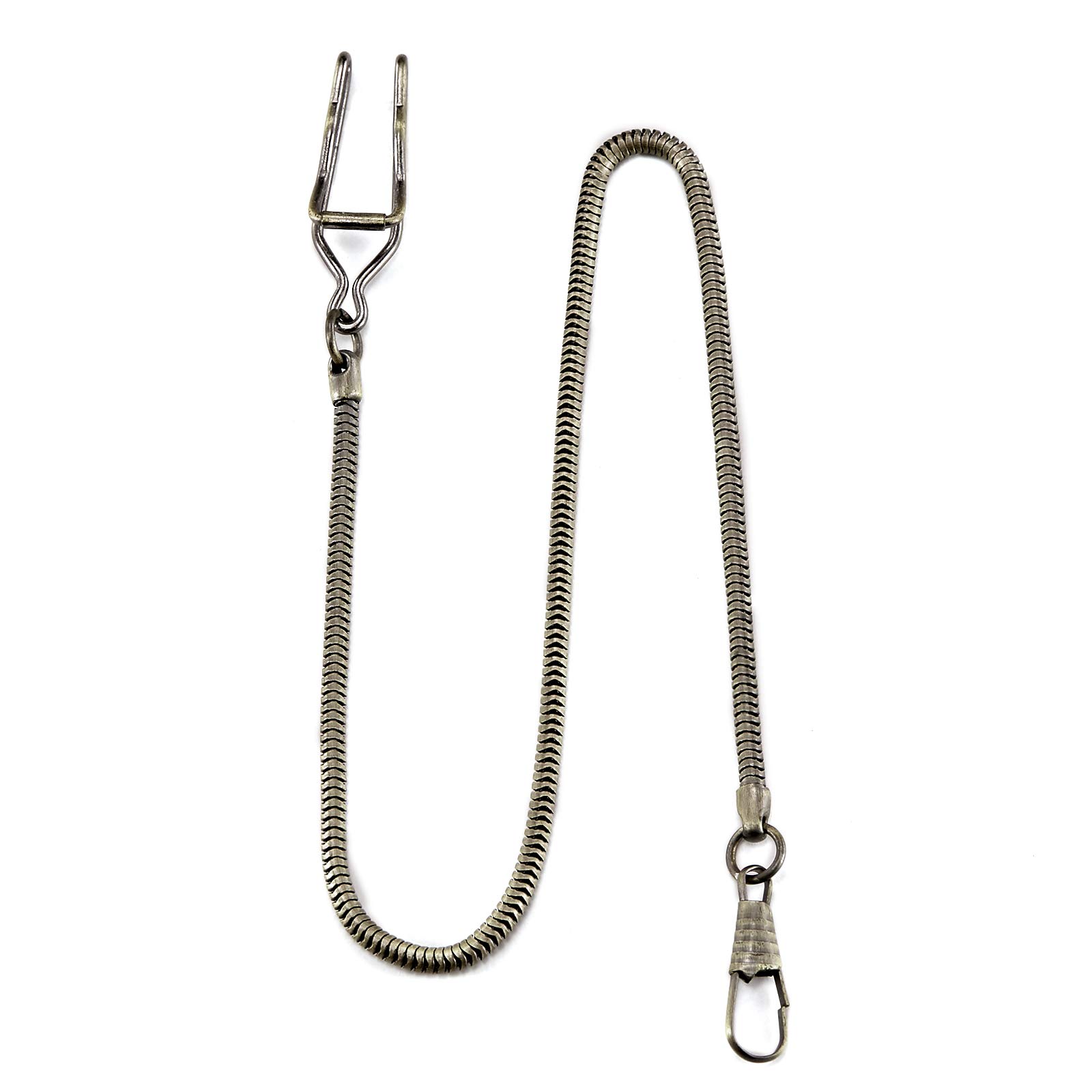 treeweto Pocket Watch Vest Chain 14.7 inch (37.5 cm) Bronze, Bronze, Modern-picture-25