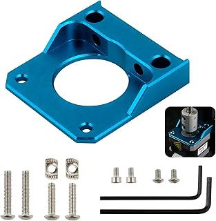 ENOMAKER Upgrade Metal Ender 3 Z Axis Stepper Motor Mount Bracket Fixed Plate CNC Aluminum Mounting Base L Block for Ender 3 Pro V2,CR-10S,CR-10 V2/V3,CR10S Pro 3D Printer
