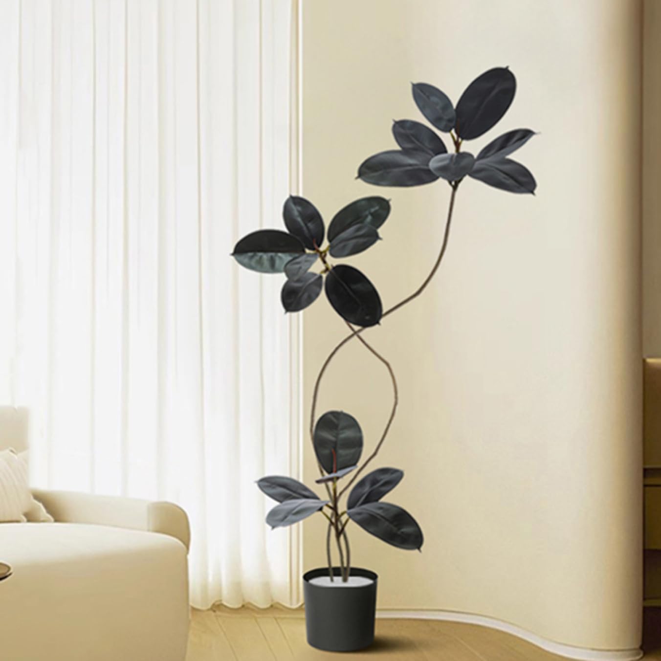 大型 フェイクグリーン 人工観葉植物 人工植物 鮮やかな色 160cm Amazon｜HGJH 人工観葉植物 大きい フェイクグリーン 観葉植物 160cm