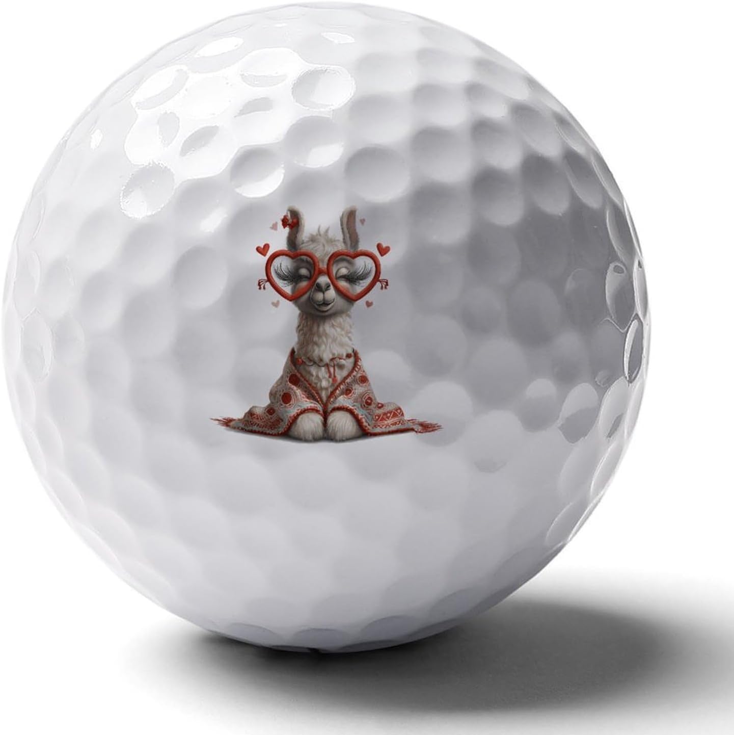 Llama Cute Funny Golf Balls Novelty Golfer Gifts | Practice Balls,Golf Accessories