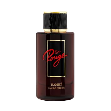 H HAMIDI Unisex Rouge Eau de Parfum Luxury Long-Lasting Arabian Fragrance for Men & Women Woody & Spicy Scent 3.71 Oz Perfume Spray
