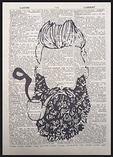 Parksmoonprints Tableau mural vintage Motif barbiers hipster Cover