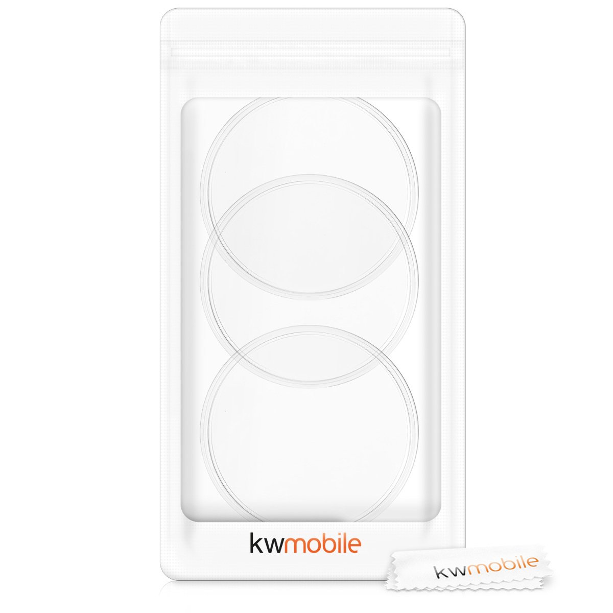kwmobile 3 x uniwersalne żelowe podkładki samoprzylepne – dwustronne antypoślizgowe silikonowe podkładki żelowe przezroczyste – optymalne jako uchwyt na smartfon i uchwyt na nawigację