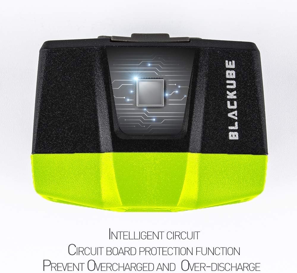 Up To 50% OFF BLACKUBE USB Rechargeable Cap Hat Light Ball Cap Visor Light - Clip Headlamp Hands Free Rotatable Cree LED Portable Clip on Cap Light for Reading Hunting Fishing Running (2 Pack