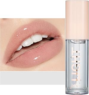 Clear Lip Gloss, Moisturizing Lip Oil Transparent Lip Plumper Gloss Colorless Lipgloss Lip Balm Clear Liquid Lipstick Lip Care Hydrating For Lip Plumping, Dry And Chapped Lips (Clear)