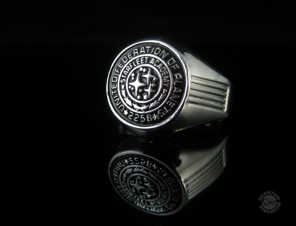 Amazon.com: QMX Star Trek (2009 Movie) Starfleet Academy Class Ring ...