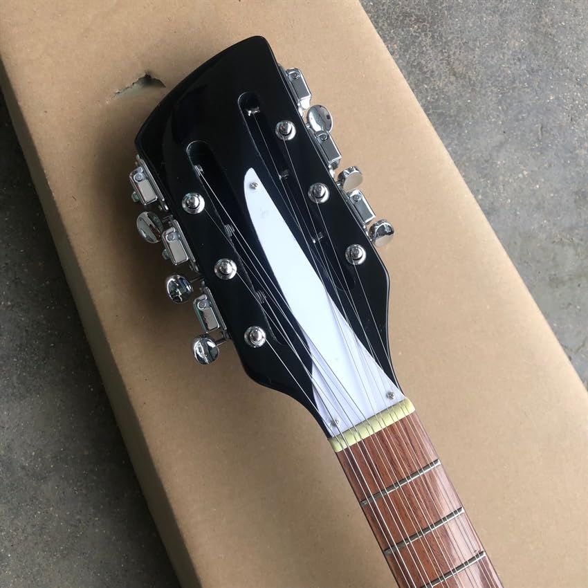 Guitarra eléctrica Custom 325 en color negro con 12 cuerdas: perfecta for músicos profesionales y entusiastas que buscan un sonido alto