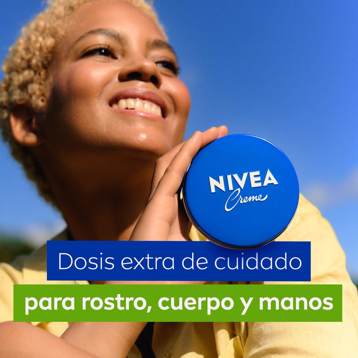 NIVEA Creme 4x75 ml, Moisturising Skin Cream, Intensively Caring Face Cream, All Purpose Body Cream for the Whole Family - Image 3