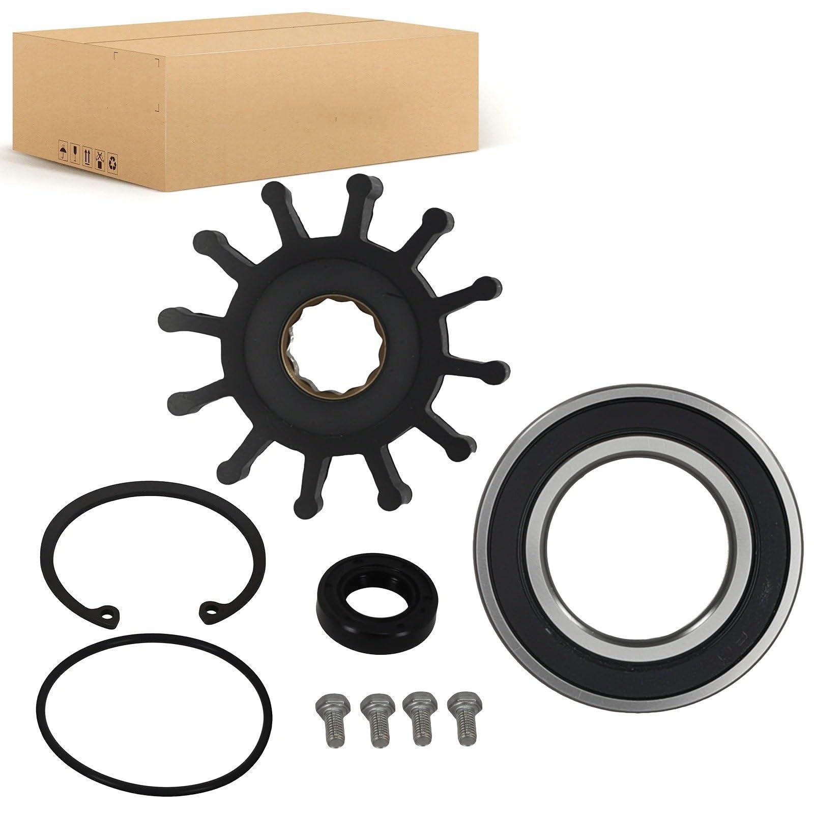 Bomba Aqua Refrigerante Kit Bomba Agua Cruda Para Volvo Para Penta 5,0 GLPEFS 5,7 GLPEFS 1999-2005 3860795 21214596 3858229 21214599 3862487 BombaAgua